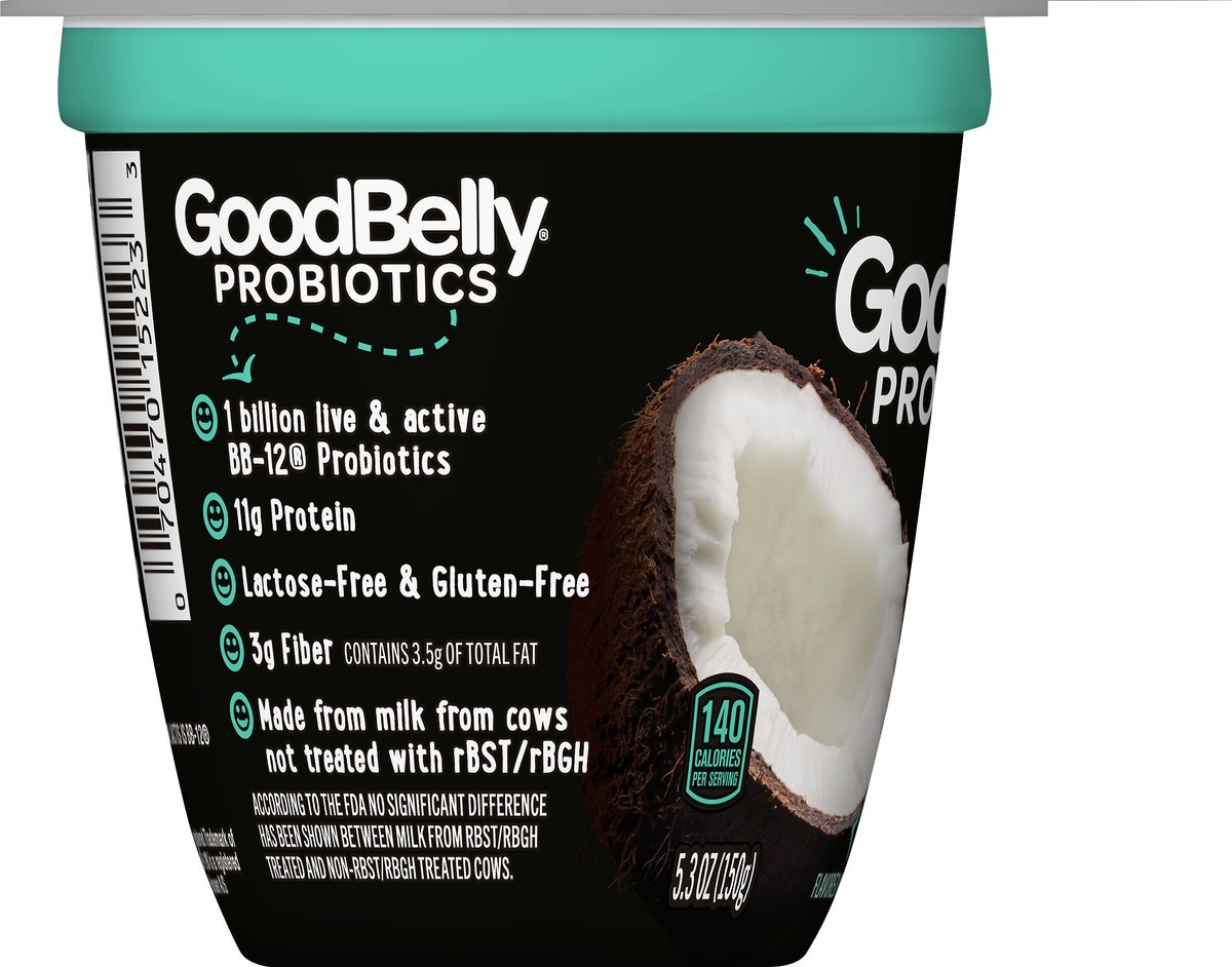 slide 5 of 11, GoodBelly Probiotics Lactose Free Low Fat Coconut Yogurt 5.3 oz, 5.3 oz