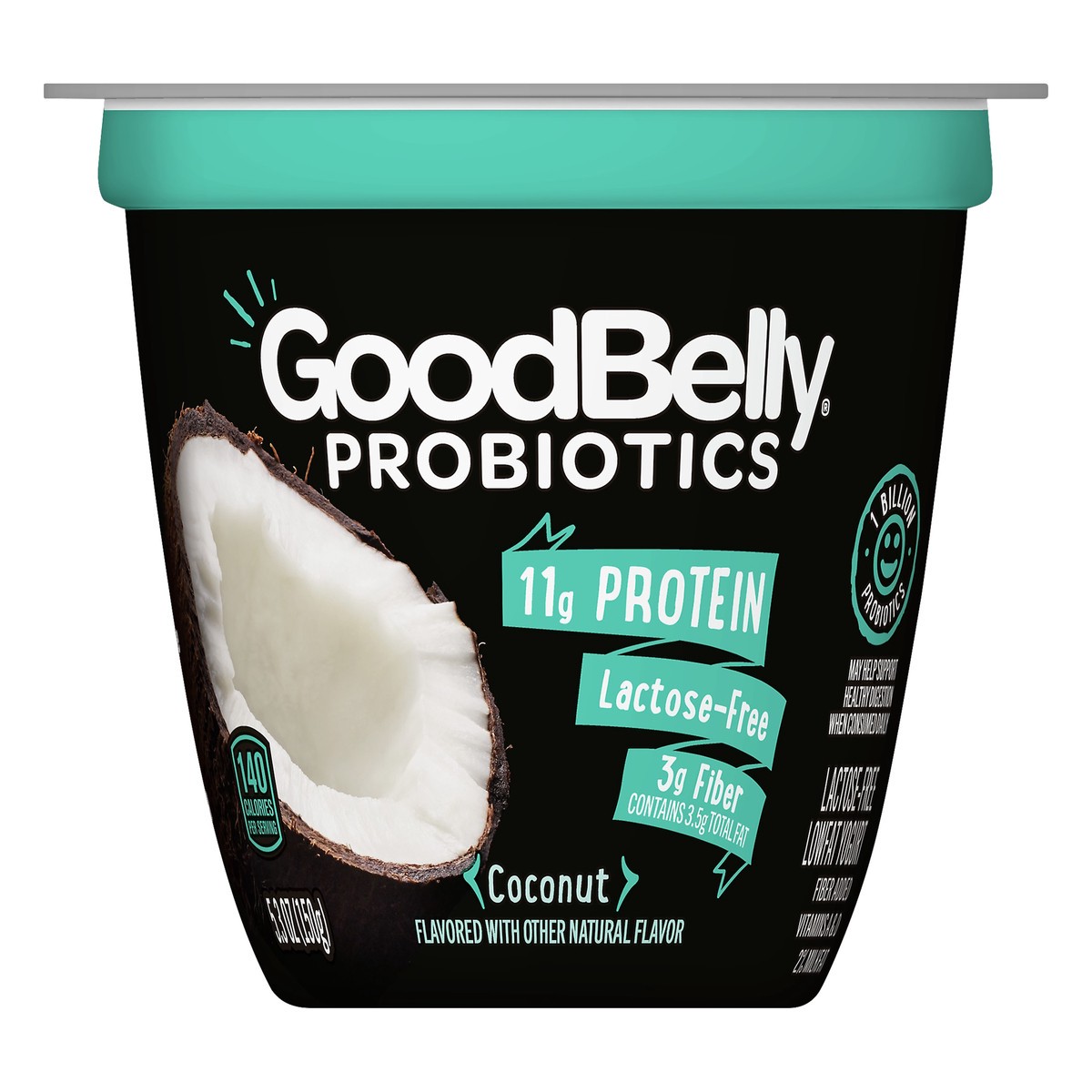 slide 6 of 11, GoodBelly Probiotics Lactose Free Low Fat Coconut Yogurt 5.3 oz, 5.3 oz