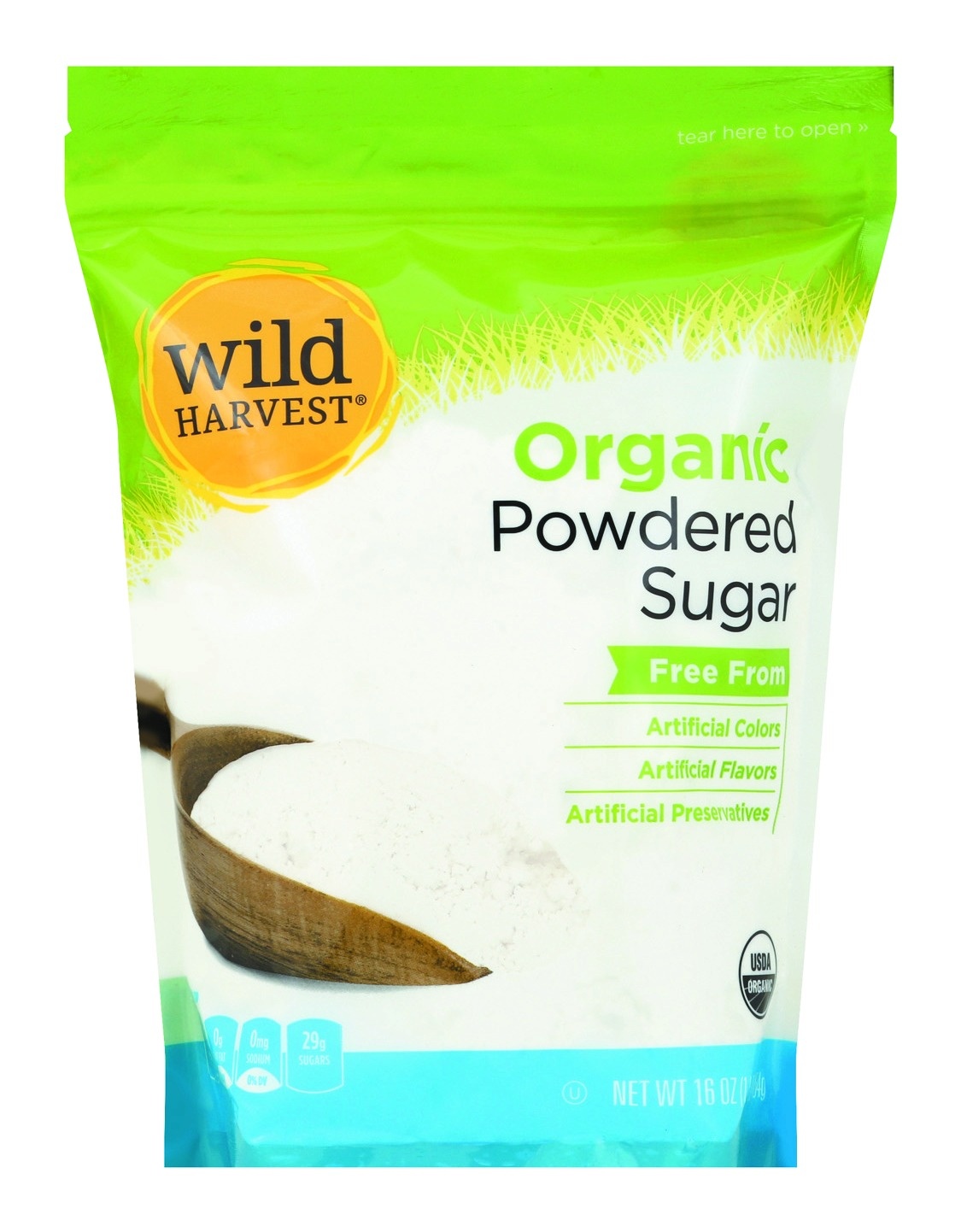 slide 1 of 1, Wild Harvest Organic Powdered Sugar, 16 oz