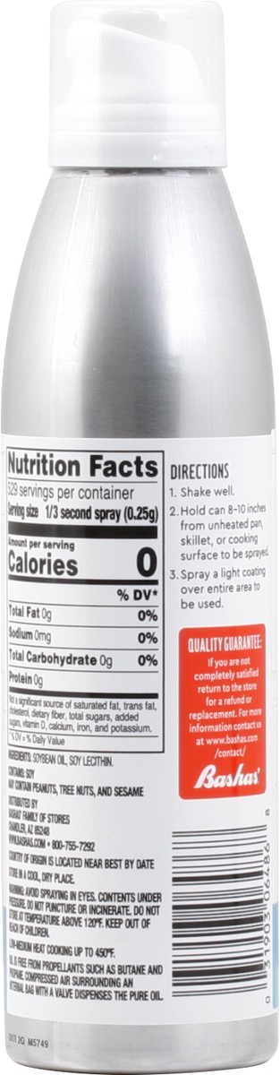 slide 8 of 12, Bashas Cooking Spray Vegetable, 5 oz