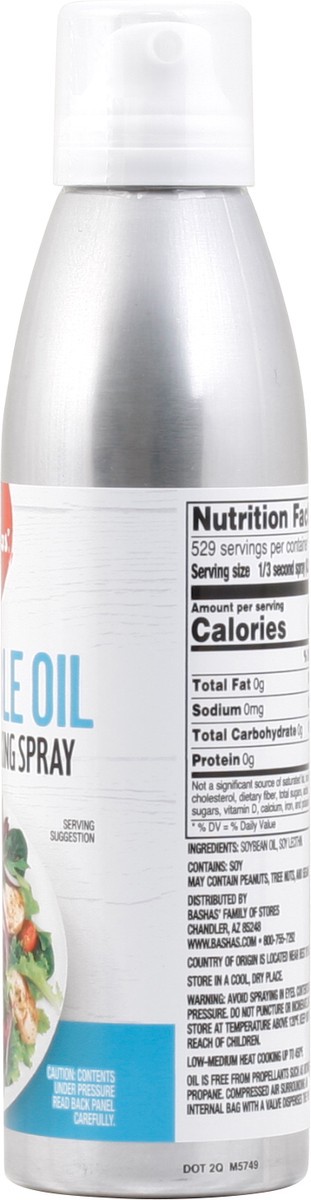 slide 12 of 12, Bashas Cooking Spray Vegetable, 5 oz