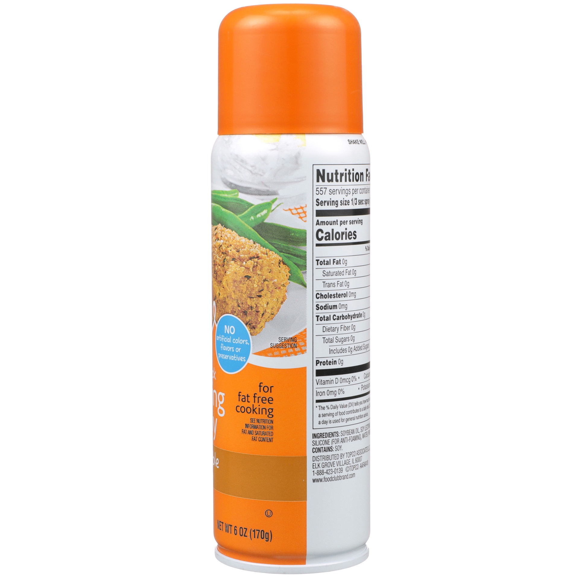 slide 4 of 6, Food Club Vegetable Oil Spray, 6 oz