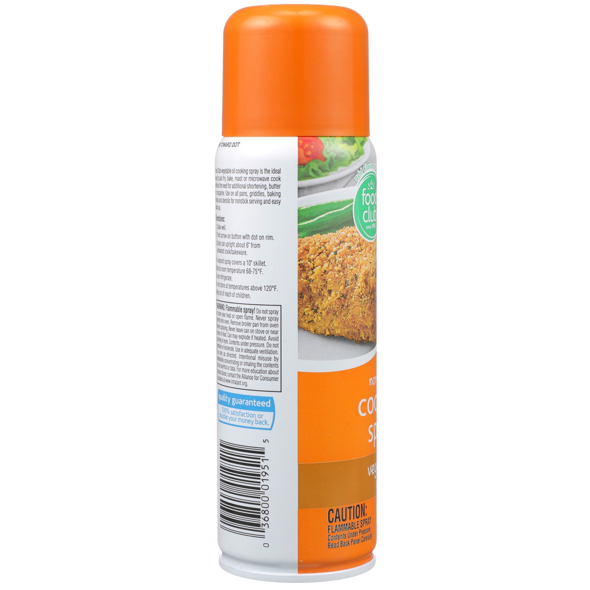 slide 5 of 6, Food Club Vegetable Oil Spray, 6 oz