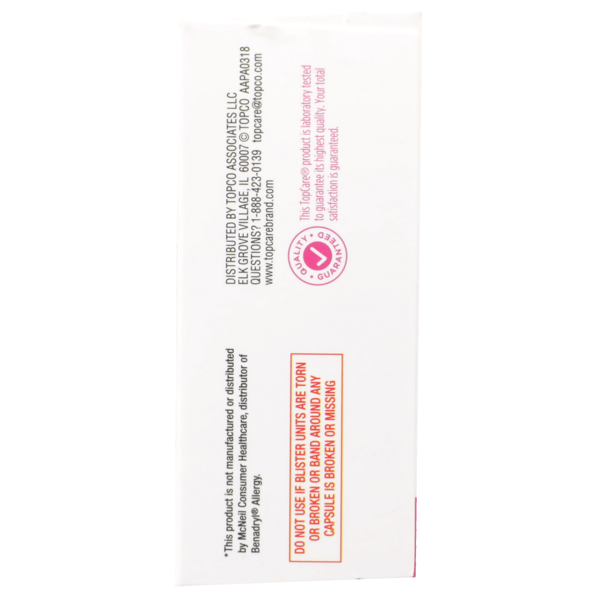 slide 5 of 6, Topcare Meds Diphedryl Caps, 48 ct