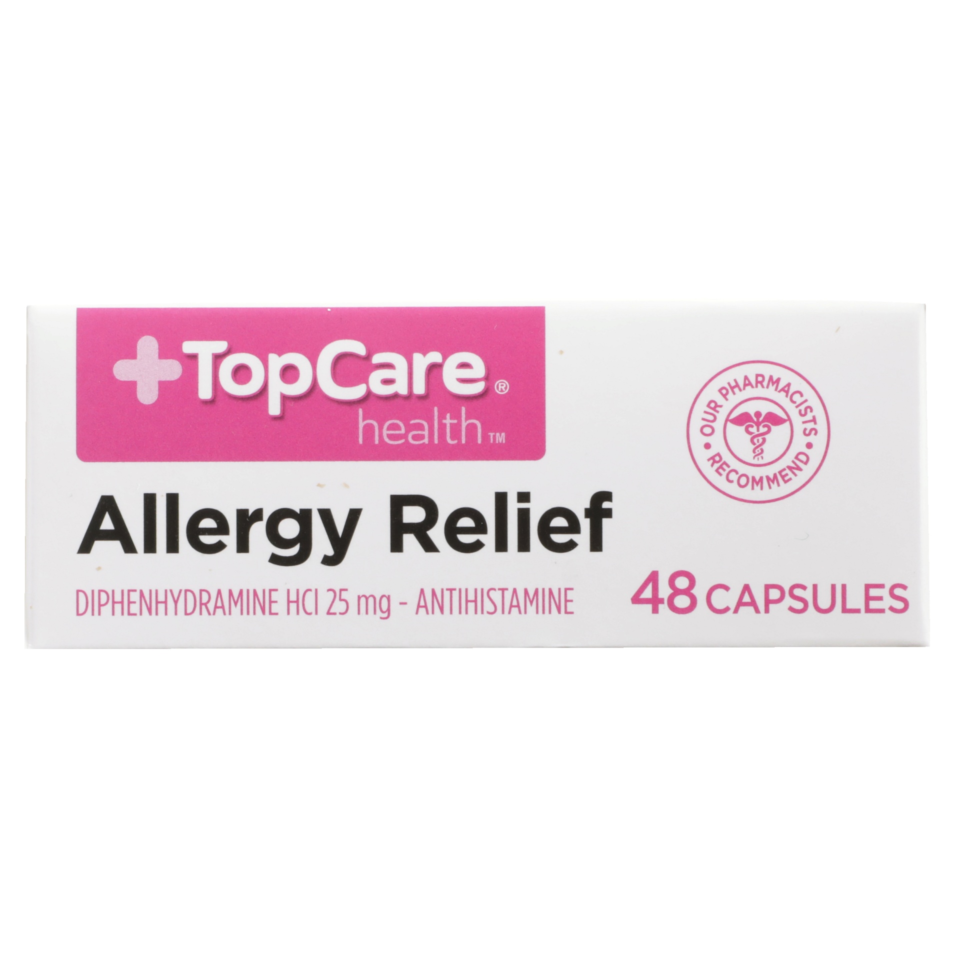 slide 2 of 6, Topcare Meds Diphedryl Caps, 48 ct