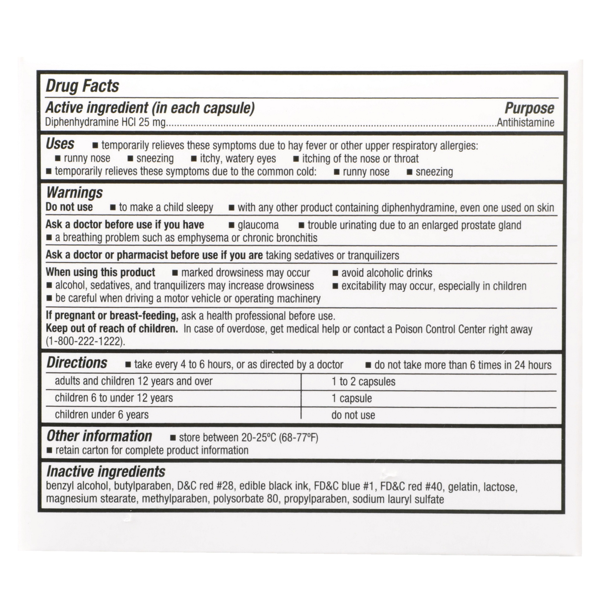 slide 6 of 6, Topcare Meds Diphedryl Caps, 48 ct