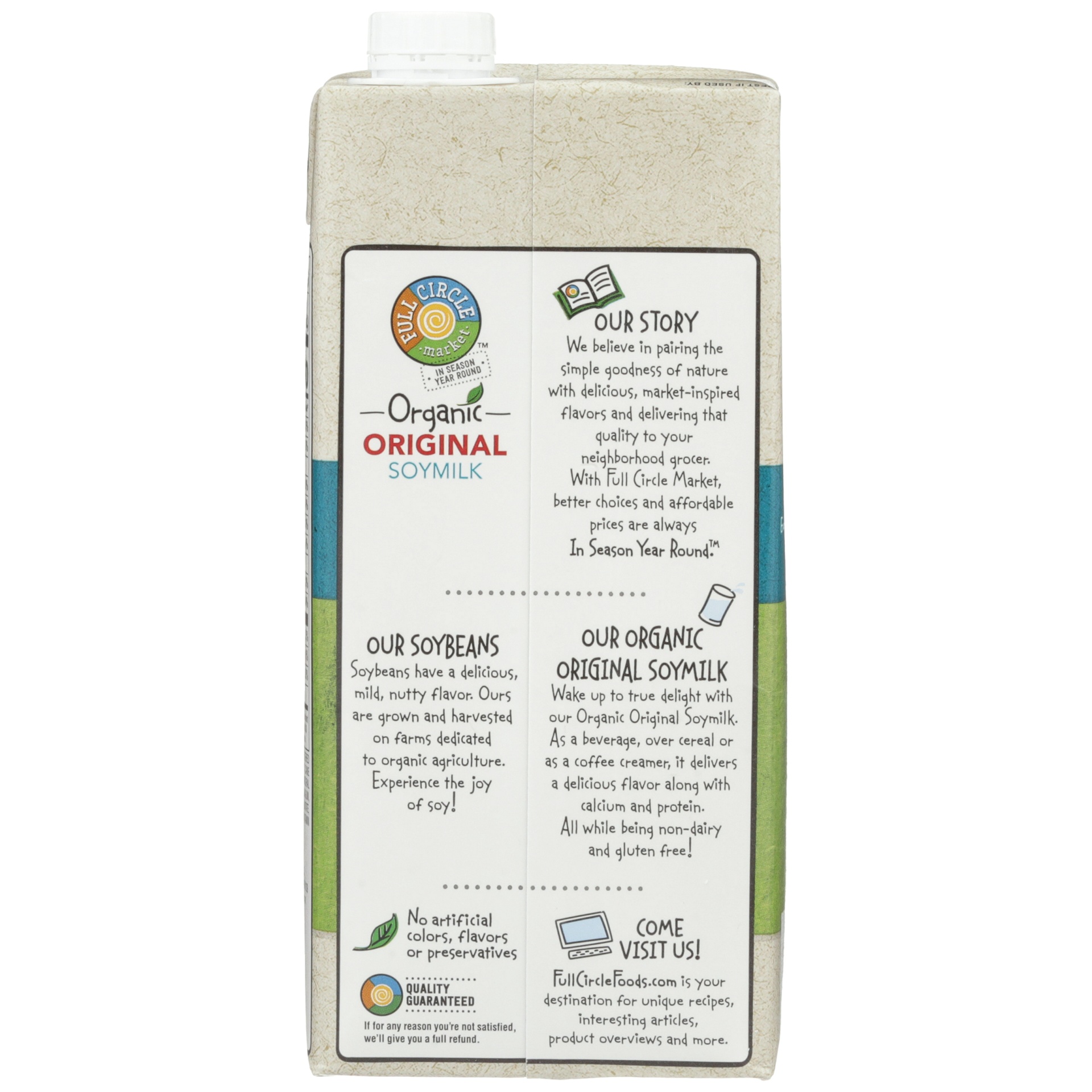 slide 4 of 6, Full Circle Market Organic Original Soy Non-Dairy Beverage 32 fl oz, 32 fl oz