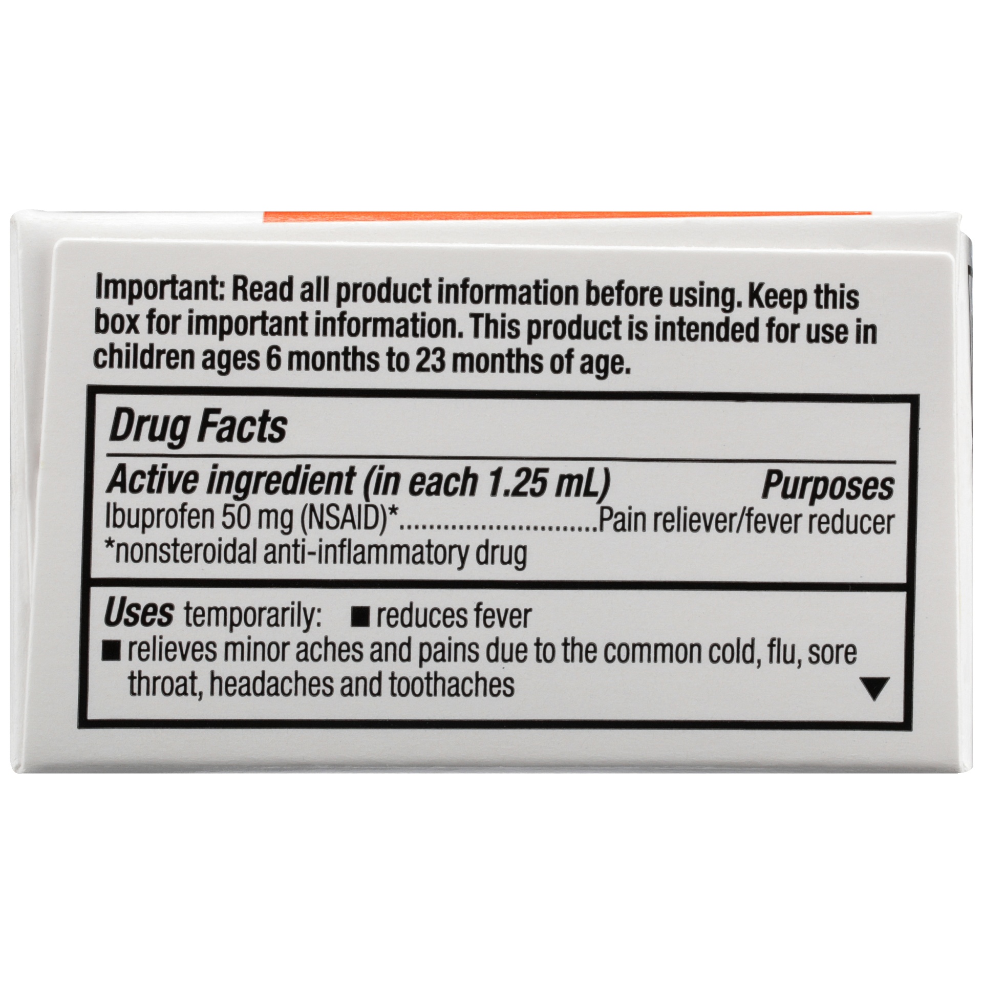 slide 5 of 6, TopCare Health Infant's Berry Flavor Ibuprofen 0.5 fl oz, 0.5 oz