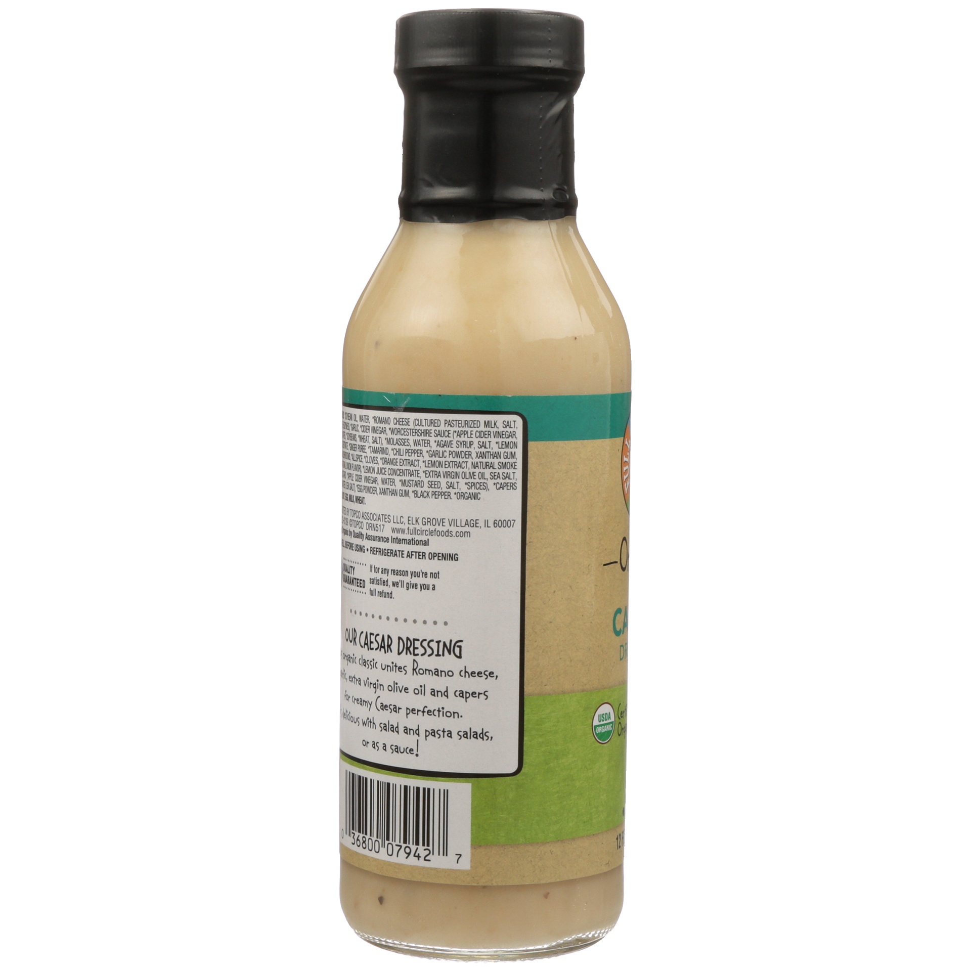 slide 2 of 6, Full Circle Market Organic Caesar Dressing, 12 fl oz