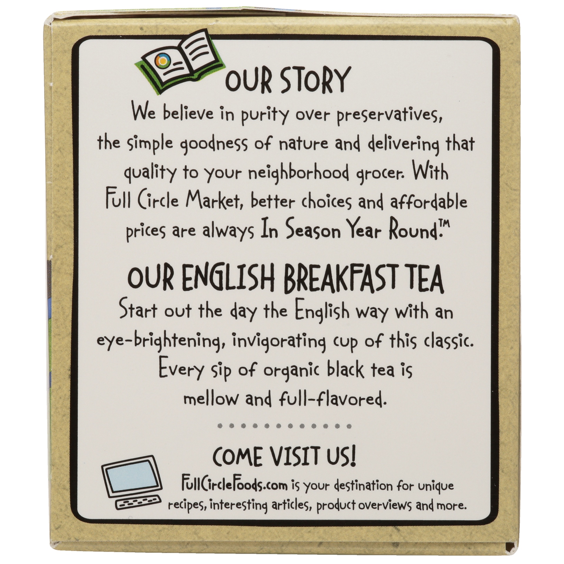 slide 3 of 6, Full Circle Market English Breakfast Black Tea Bags, 20 ct; 1.6 oz