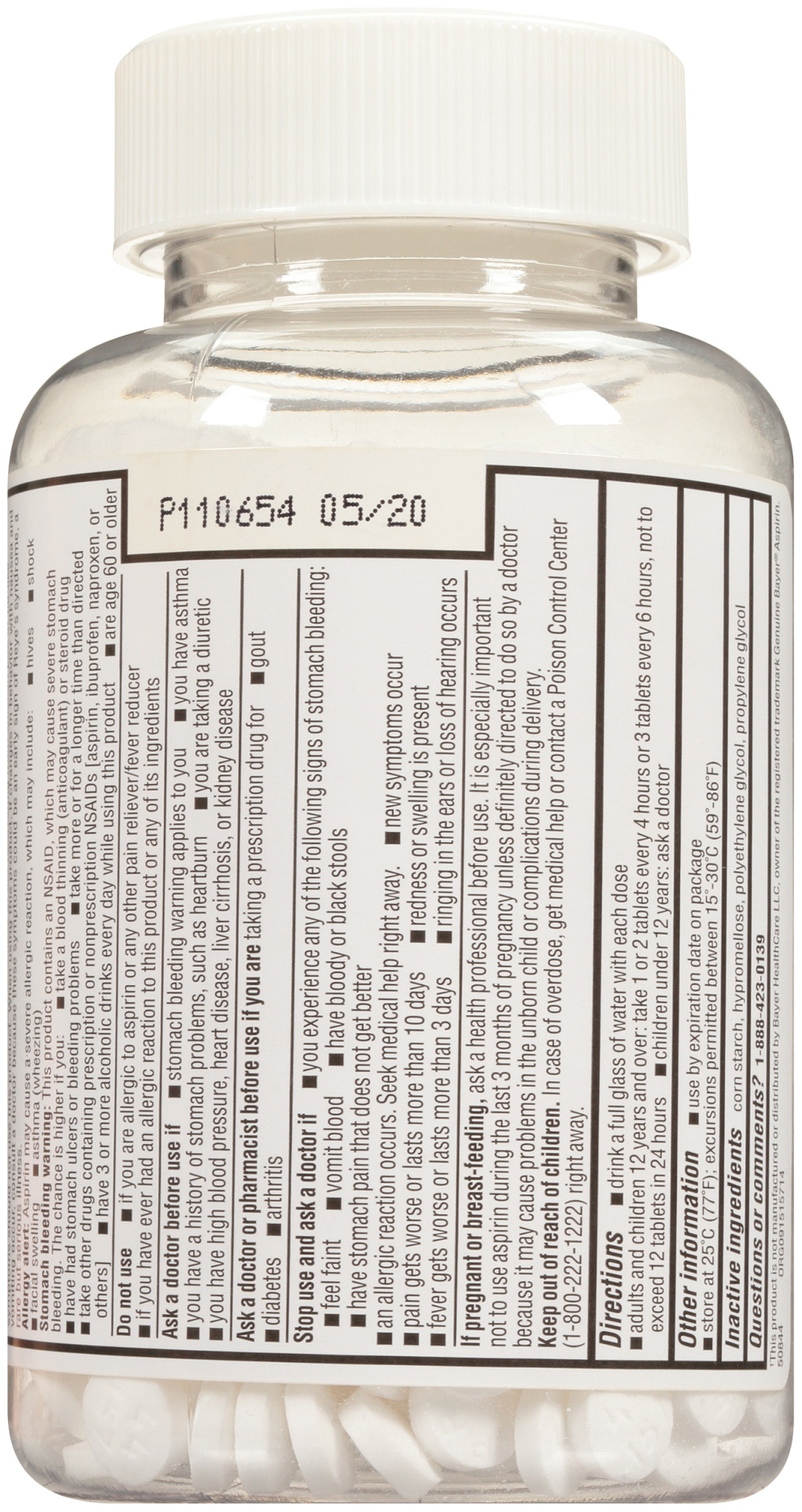 slide 3 of 6, TopCare TOP CARE Topcare Aspirin, Coated, Regular Strength, 500 ct