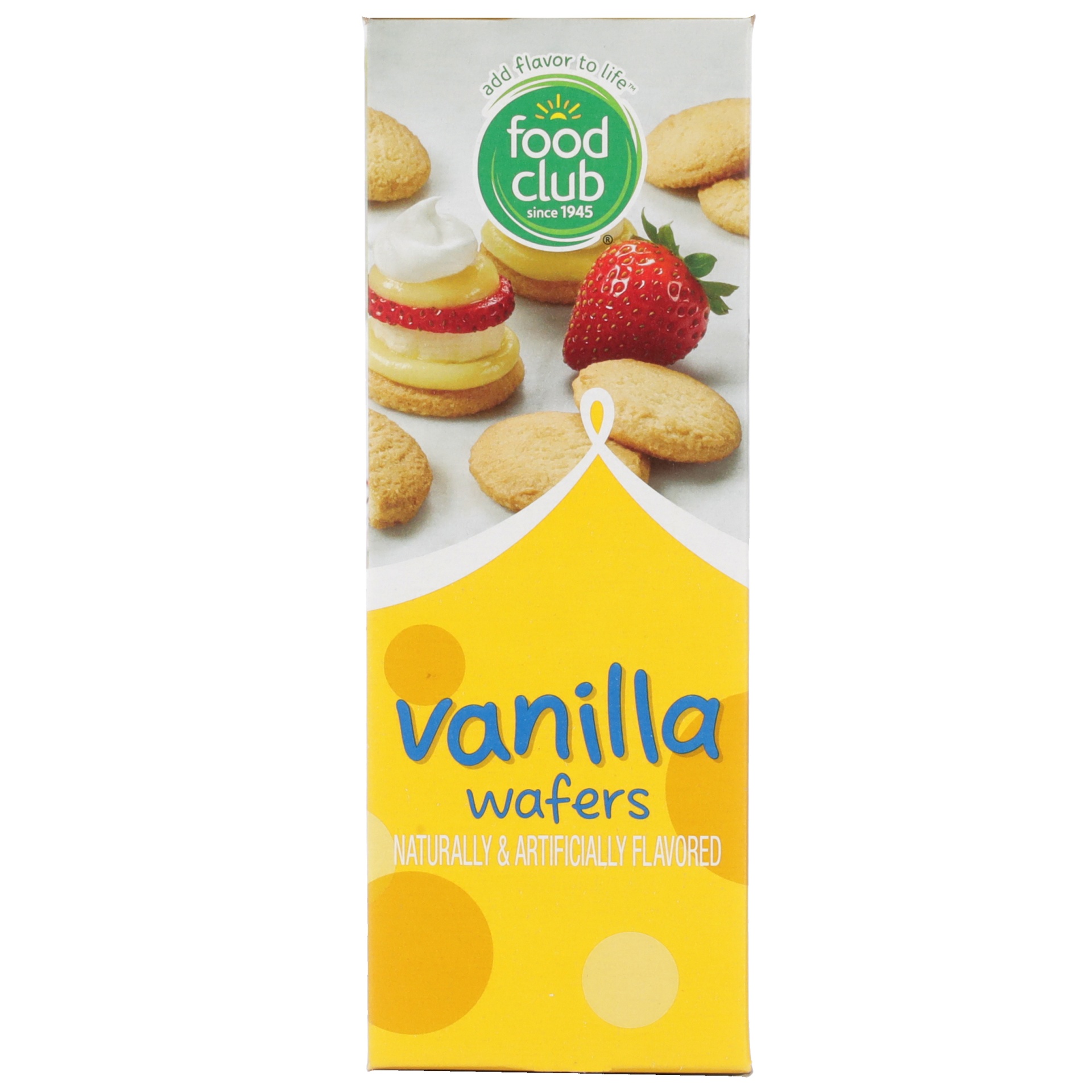 slide 5 of 6, Food Club Vanilla Wafer Cookie, 12 oz