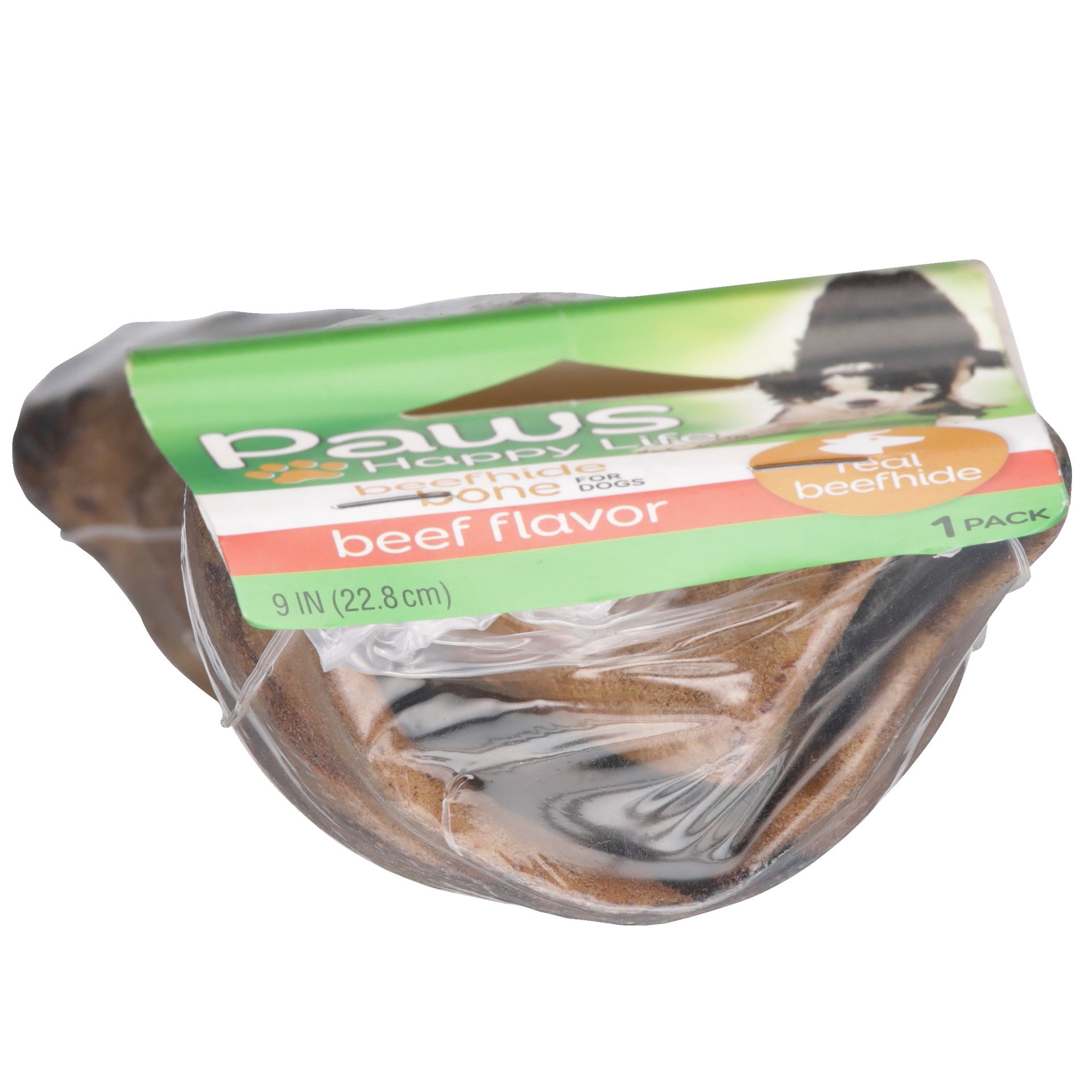 slide 5 of 6, Paws Happy Life Beef Bone 9-10" 1ct, 1 ct