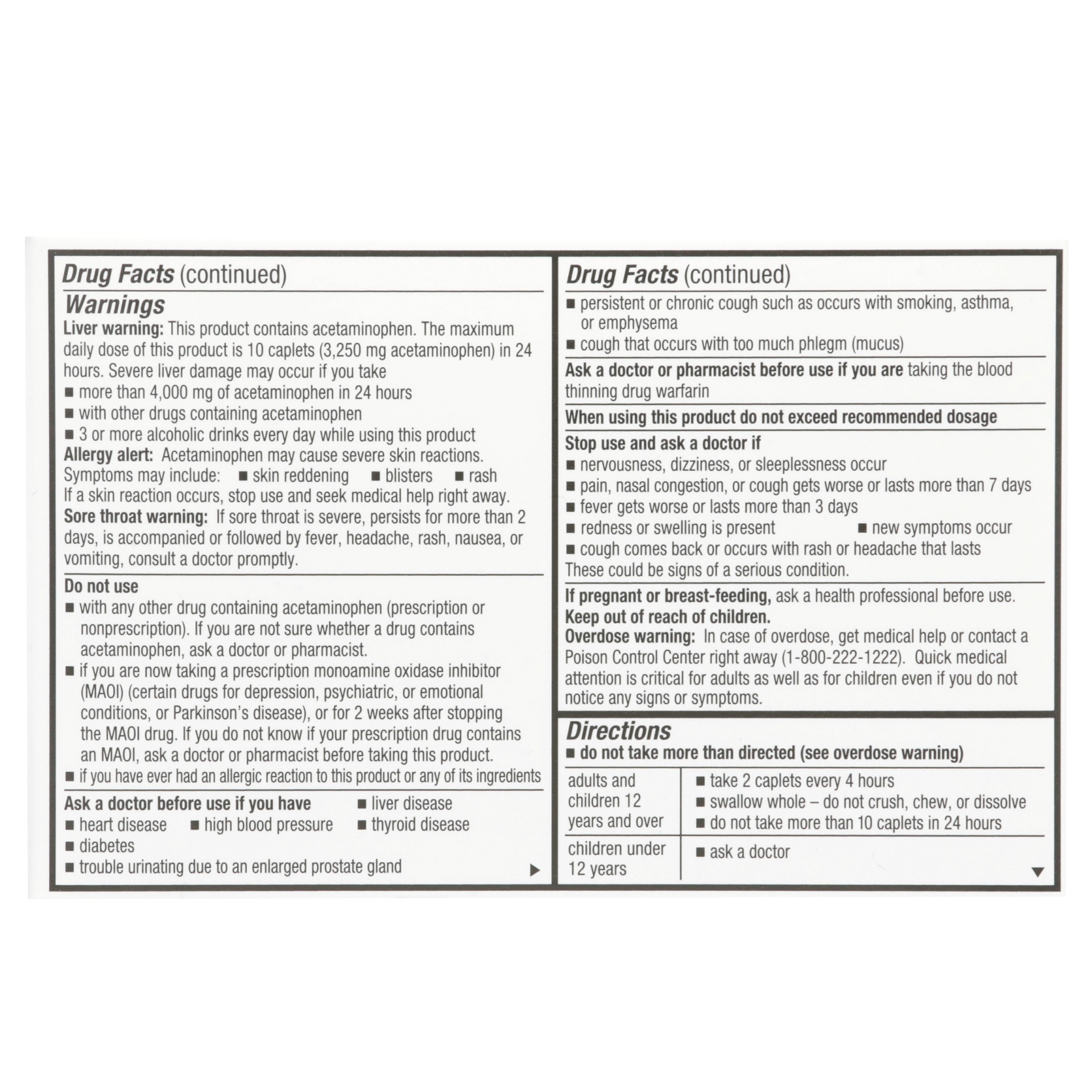slide 5 of 6, TopCare Cold Relief W/Asprin, Day Multisymptom Caplets-Topcare, 24 ct