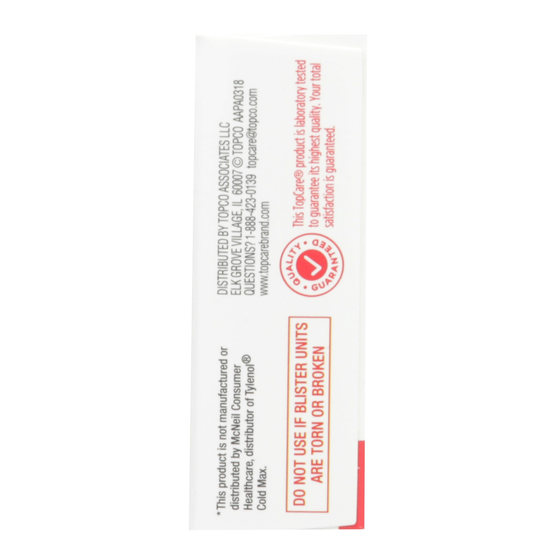 slide 4 of 6, TopCare Cold Relief W/Asprin, Day Multisymptom Caplets-Topcare, 24 ct