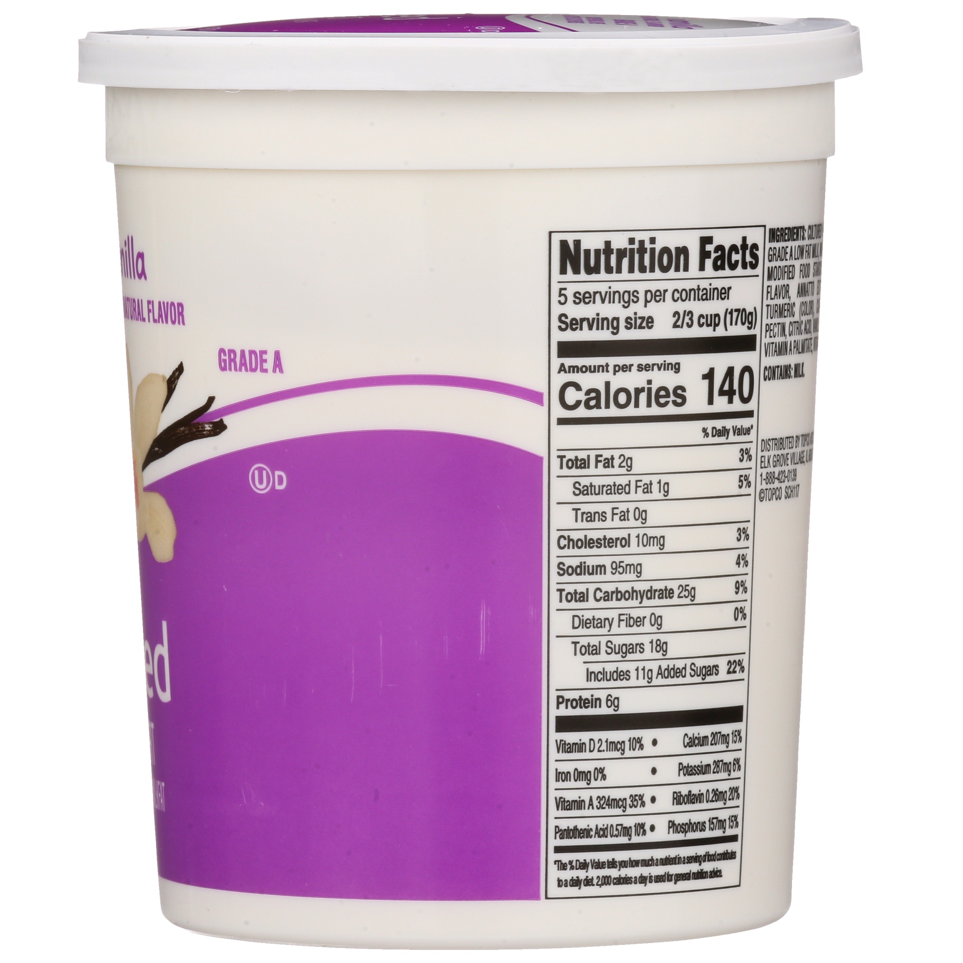 slide 6 of 6, Food Club Low Fat Blended Yogurt - Vanilla, 32 oz