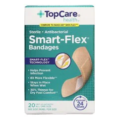 Topcare Performance Fabric Antibacterial Adhesive Bandage