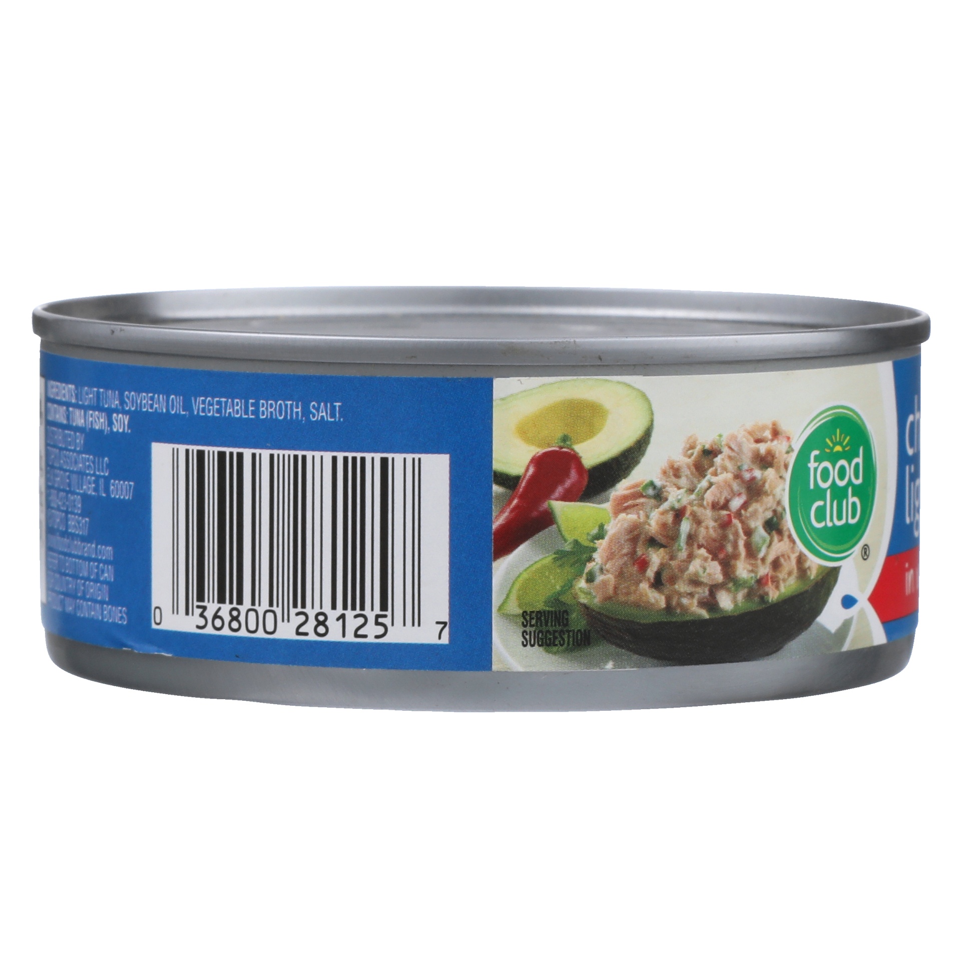 slide 4 of 6, Food Club Chunk Light Tuna In Vegetable Oil, 5 oz