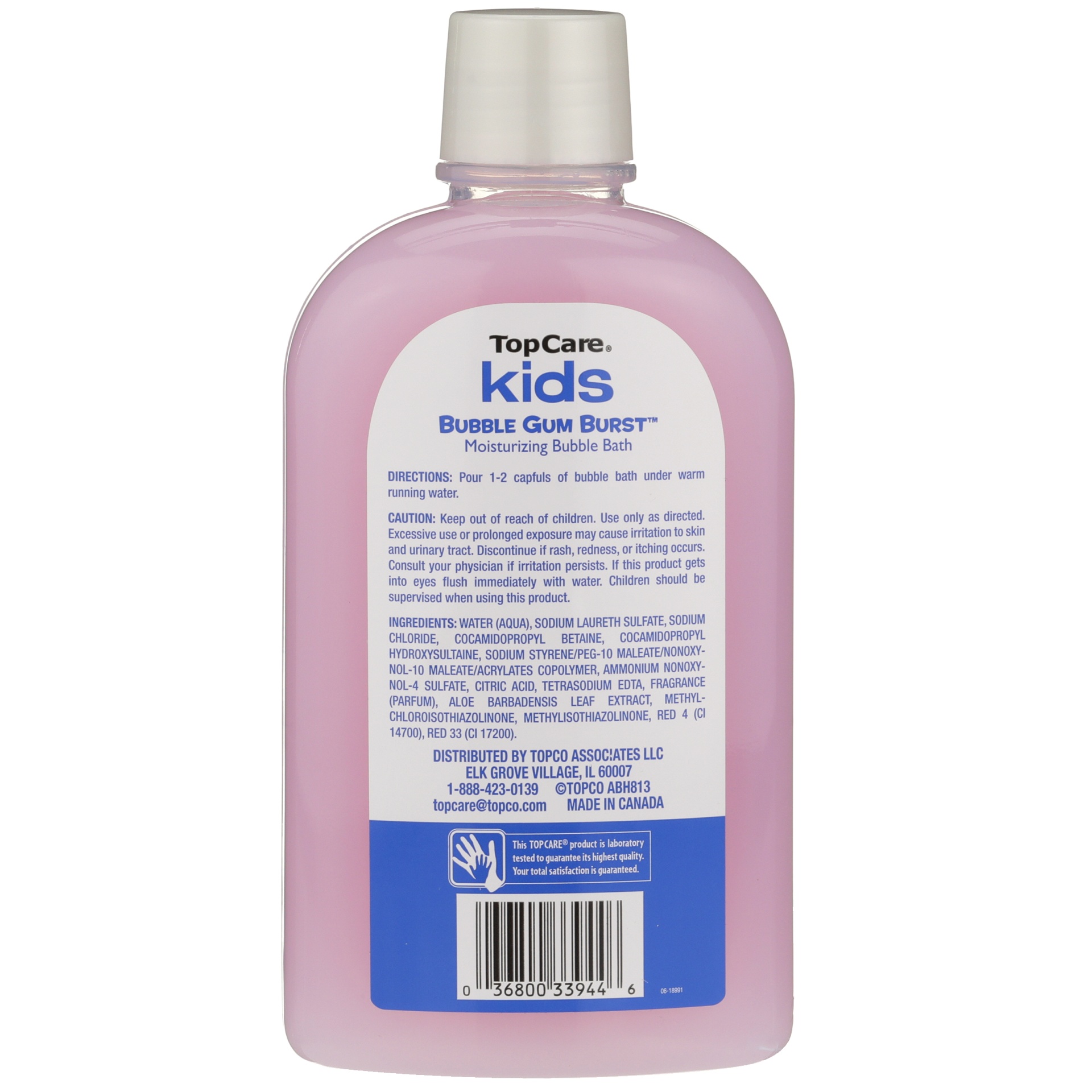 slide 5 of 6, TopCare Bubble Gum Burst Moisturizing Bubble Bath, 40 fl oz