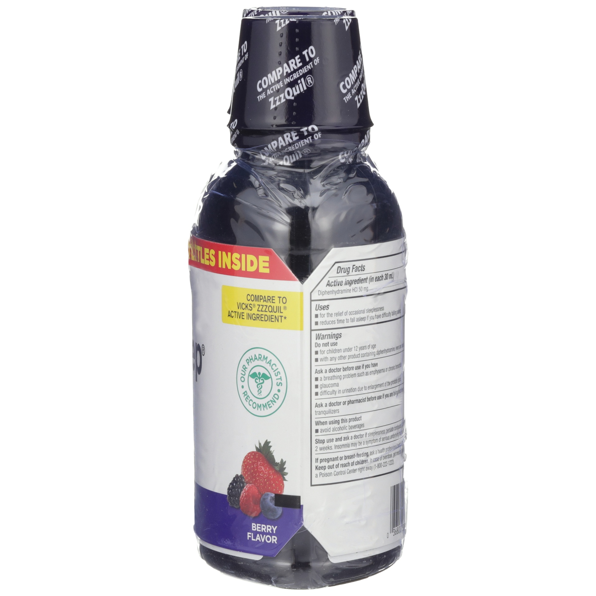 TopCare Zzz Sleep, Diphenhydramine Hcl 50 Mg Per 30 Ml Nighttime Sleep