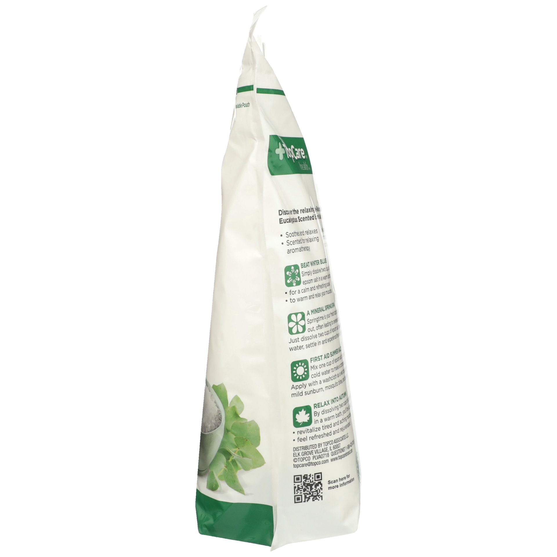 slide 2 of 6, TopCare Health Eucalyptus Spearmint Scented Epsom Salt 48 oz, 48 oz
