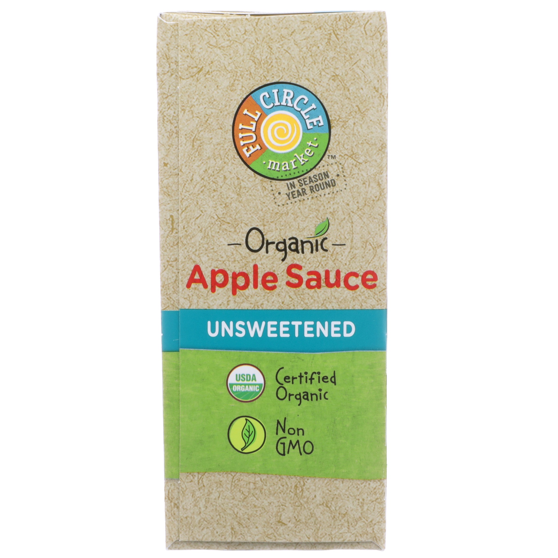 slide 6 of 6, Full Circle Organic Apple Sauce Pouches - Unsweetened, 4 ct; 3.2 oz