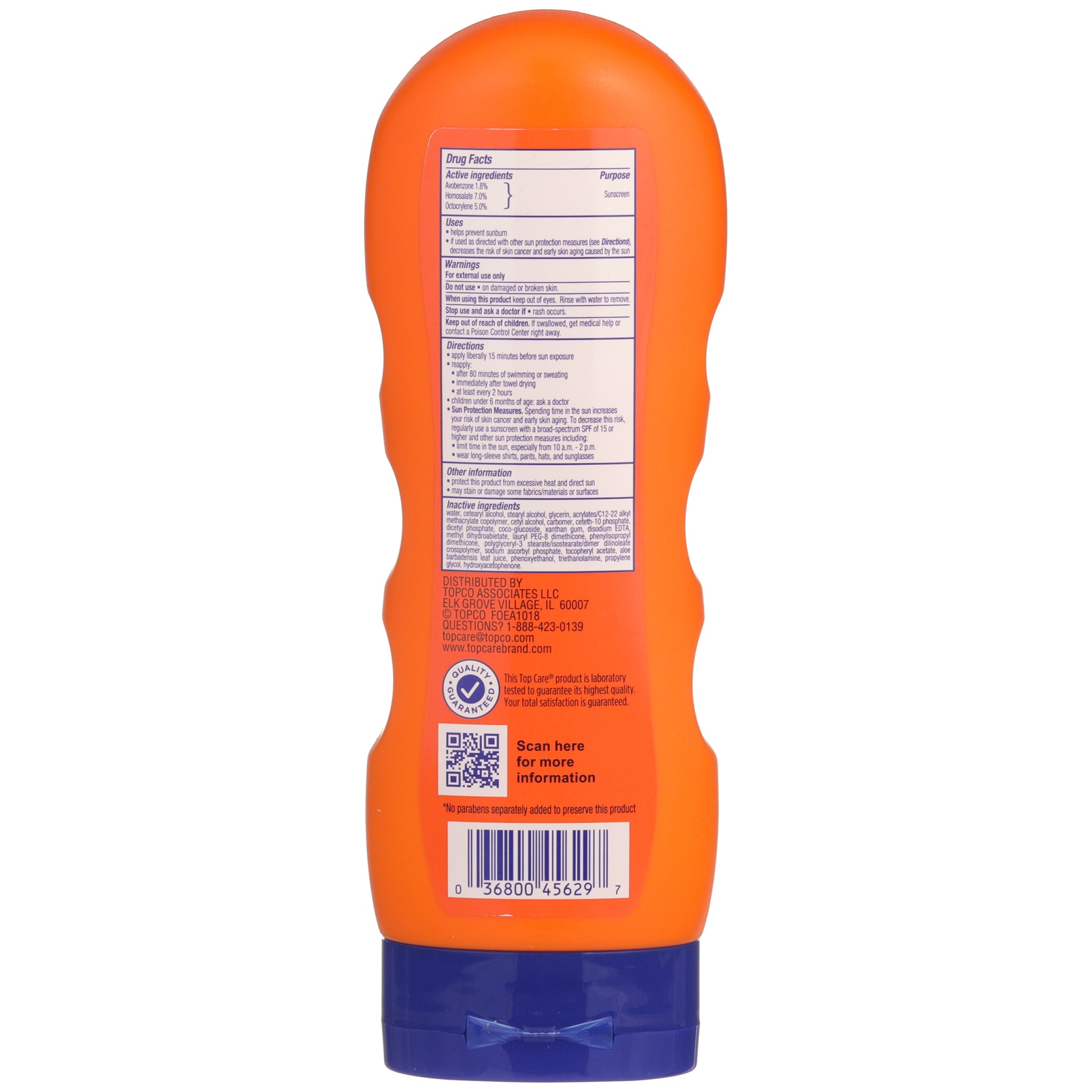 slide 2 of 6, Topcare Sun Lotion Spf 30, 8 oz