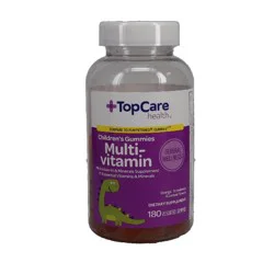 Topcare Orange, Strawberry & Lemon Flavors Childrens Gummies Multi-Vitamin