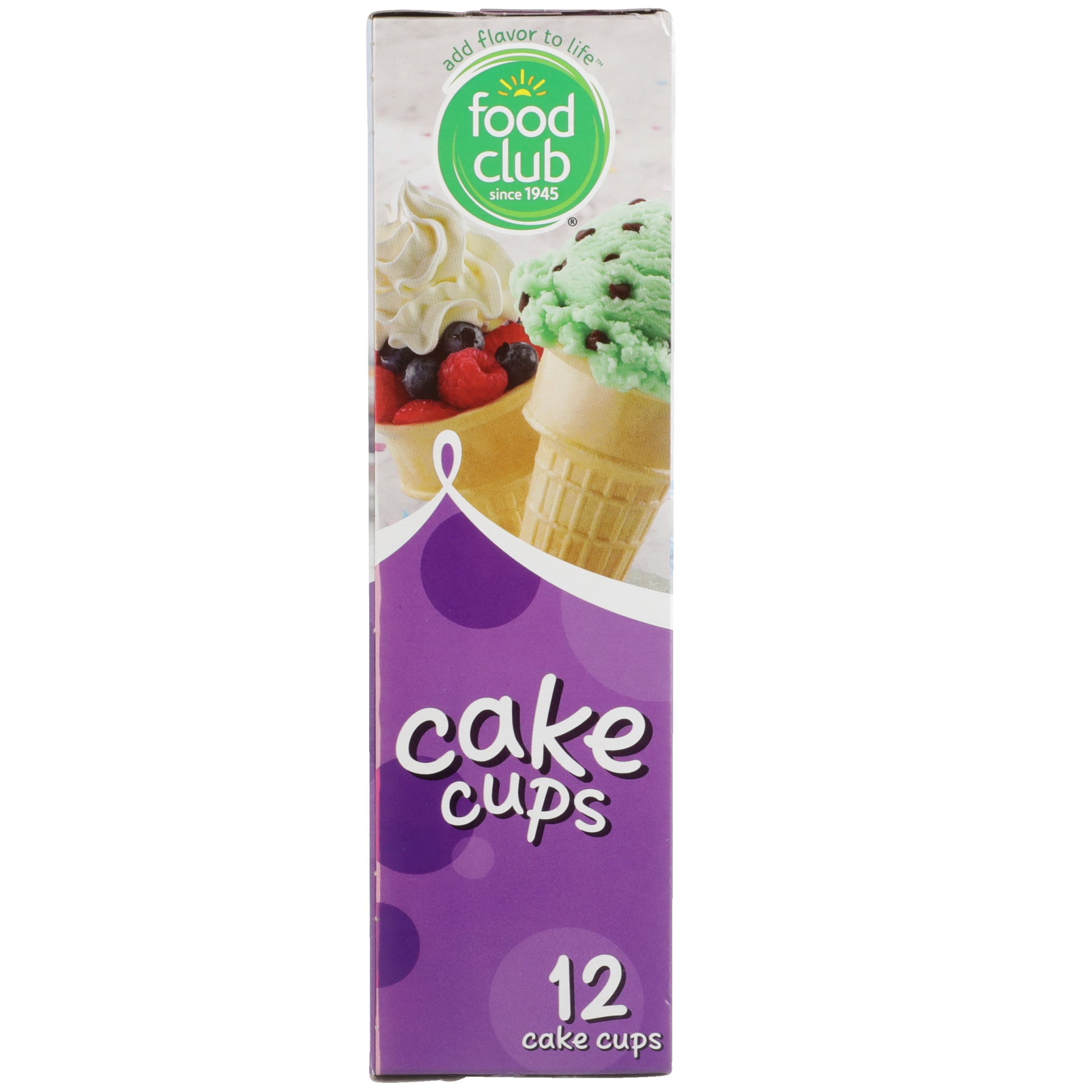 slide 4 of 6, Food Club Ice Cream Cone Cake Cup, 12 ct