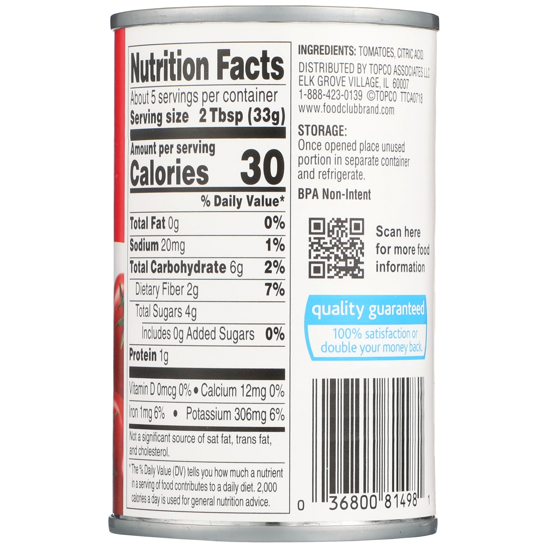 slide 2 of 6, Food Club Tomato Paste, 6 oz