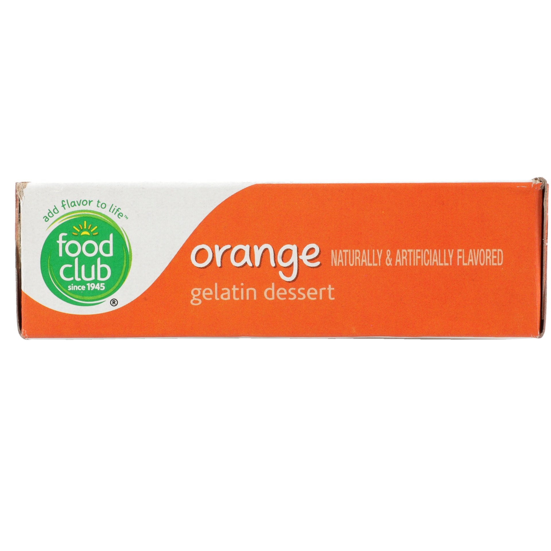 slide 4 of 6, Food Club Orange Gelatin Dessert 6 oz, 6 oz