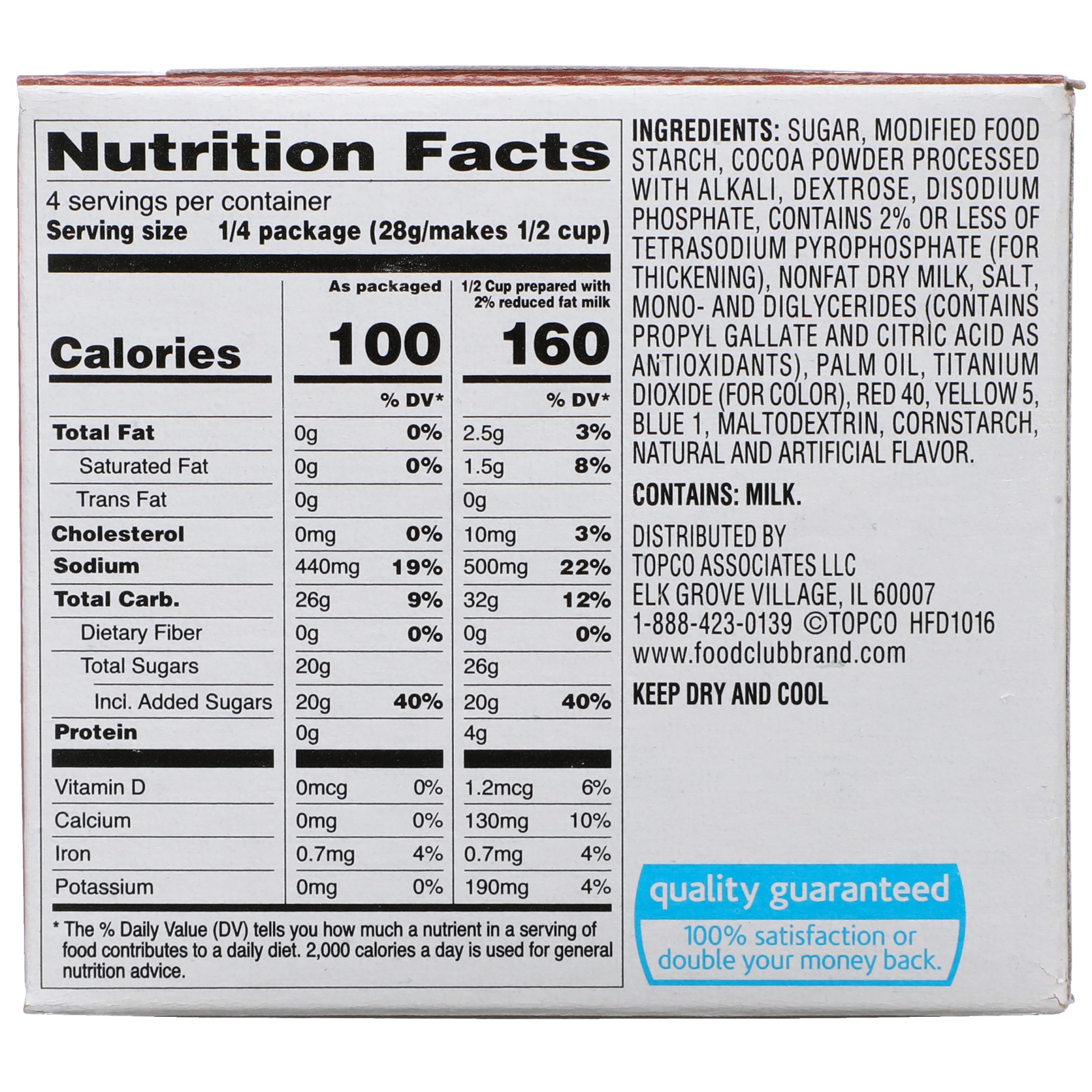 slide 2 of 6, Food Club Chocolate Instant Pudding & Pie Filling, 3.9 oz