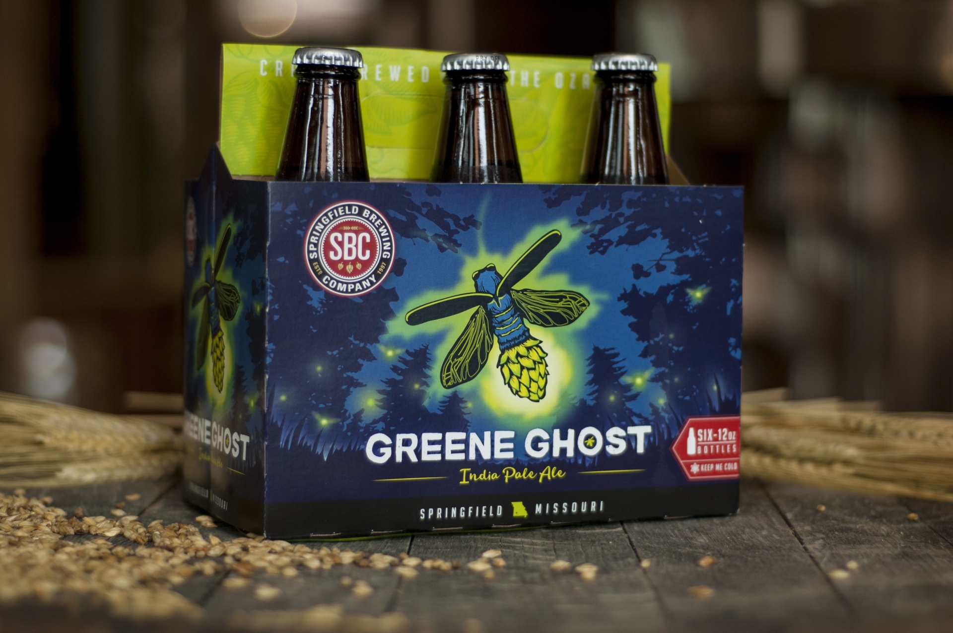 slide 1 of 1, Springfield Brewing Company Greene Ghost IPA, 6 ct; 12 fl oz