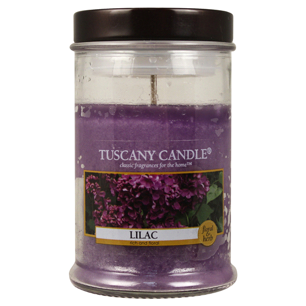 slide 1 of 1, Tuscany Jar Candle, Lilac, 3.5 oz