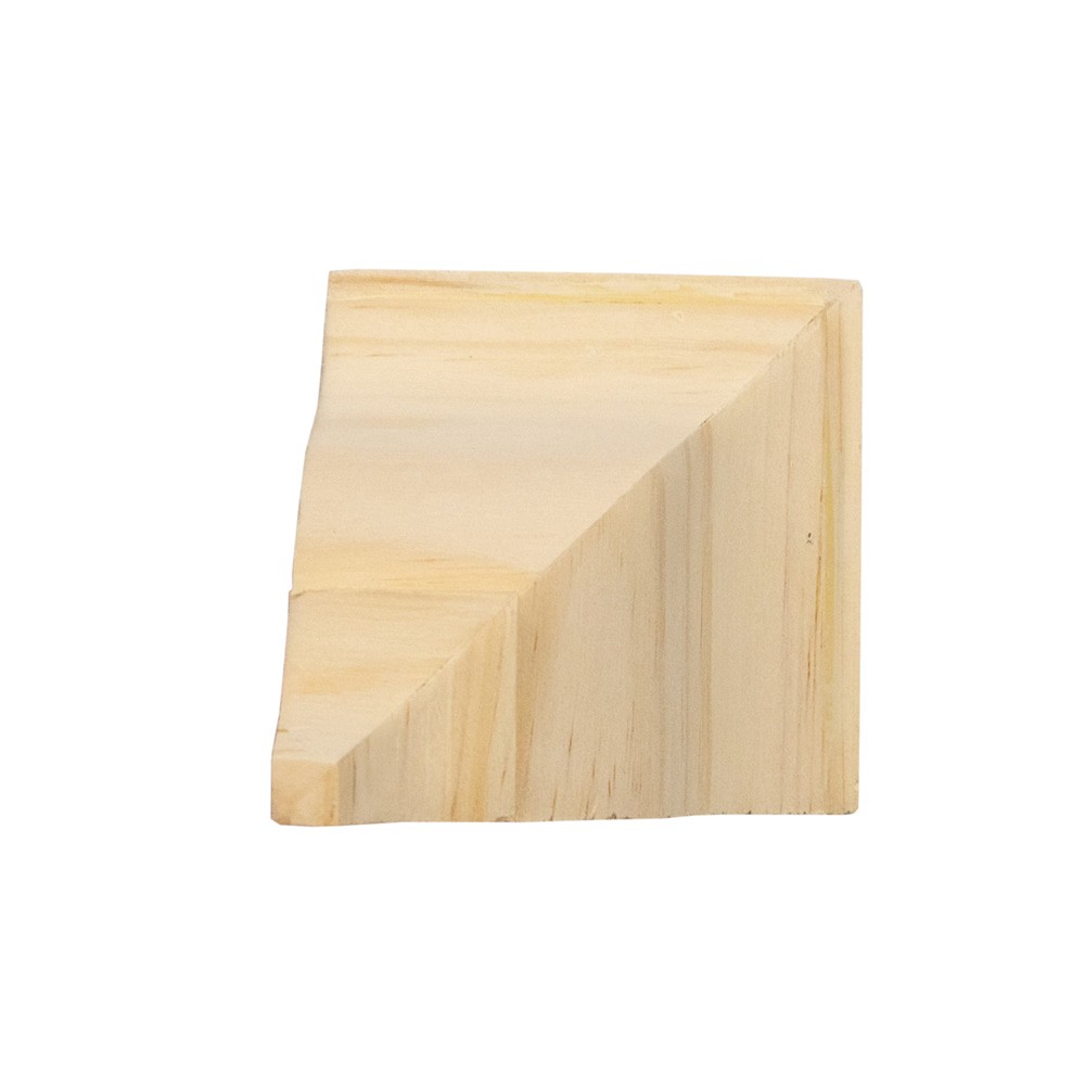 slide 3 of 6, RELIABILT 5-5/8-in x 2-11/16-in Interior Unfinished 49 and 52 Inside corner Crown Moulding Block, 1 ct