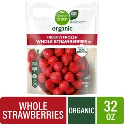 Simple Truth Organic Frozen Whole Strawberries, 32 oz