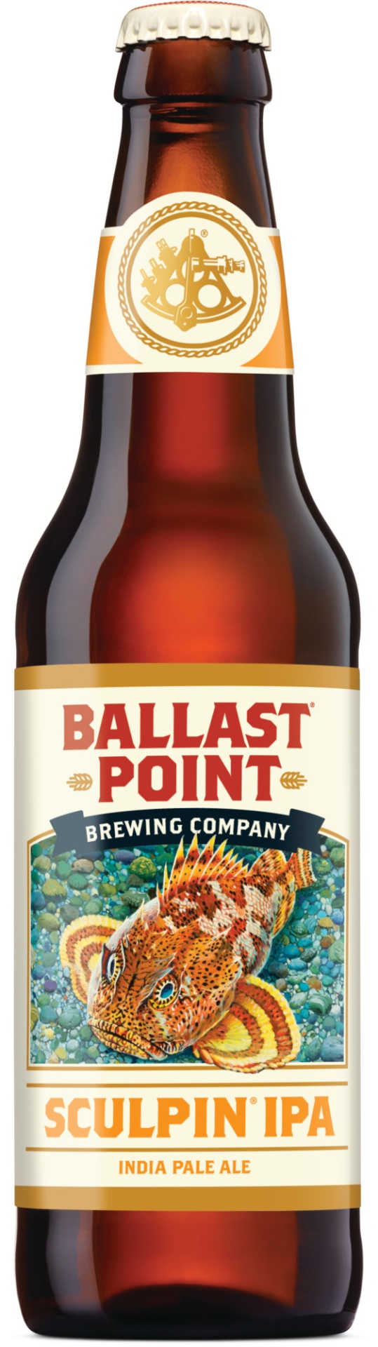 slide 1 of 1, Ballast Point Sculpin Indian Pale Ale Bottle, 12 oz