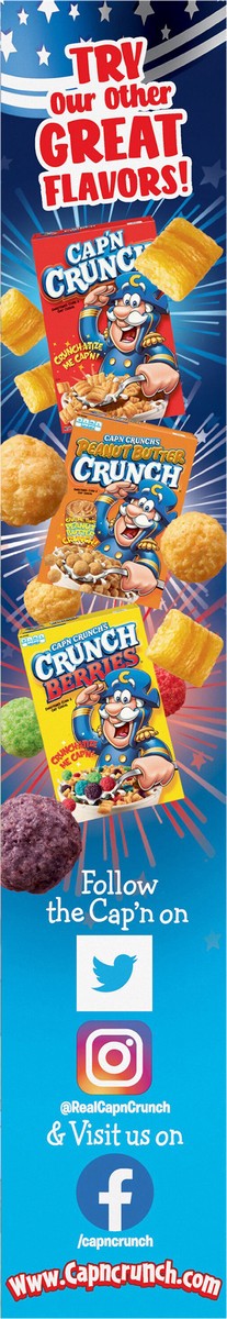 slide 5 of 6, Cap'n Crunch Sweetened Corn & Oat Cereal Red White & Blue Crunch 10.3 Oz, 10.3 oz