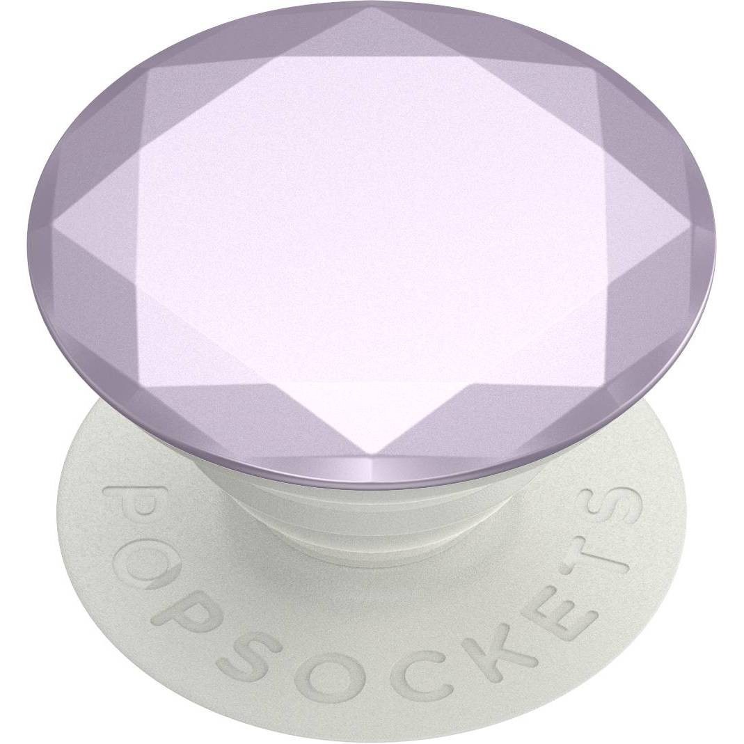 slide 1 of 5, PopSockets PopGrip Cell Phone Grip &; Stand - Metallic Diamond Lavender, 1 ct