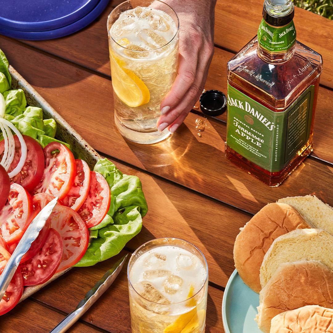 slide 2 of 5, Jack Daniel's Tennessee Apple 1L 70 Proof, 1000 ml