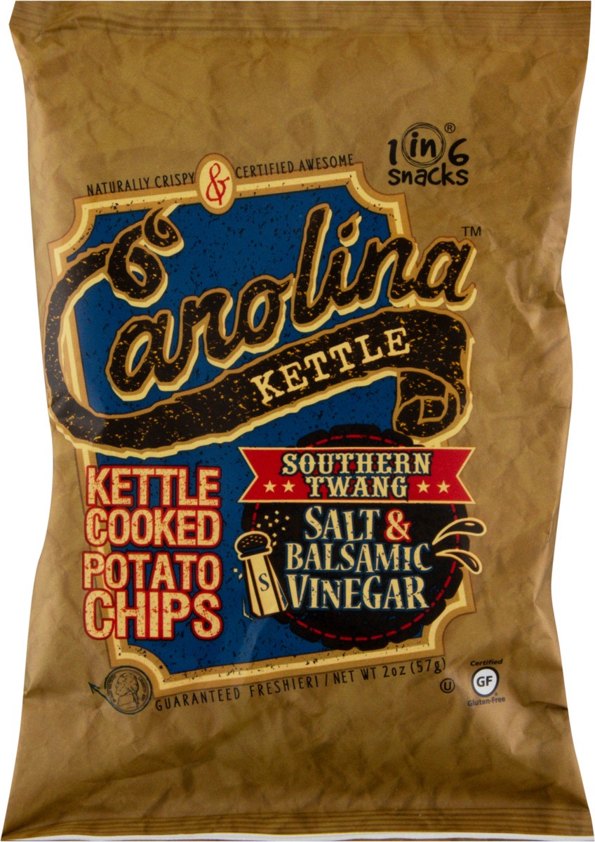 slide 9 of 9, Carolina Kettle Salt And Vinegar Chips, 2 oz