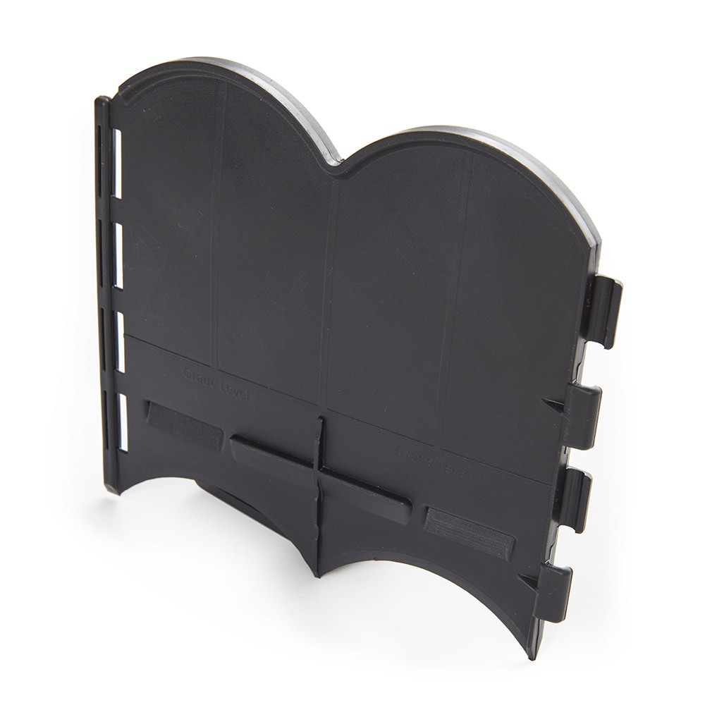 slide 3 of 6, Greenscapes 20.0-ft x 6.25-in 40 -Pack Black Plastic Landscape edging section, 1 ct