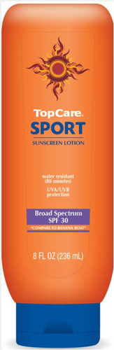 slide 1 of 1, TopCare Sport Sunscreen Lotion SPF, 8 oz