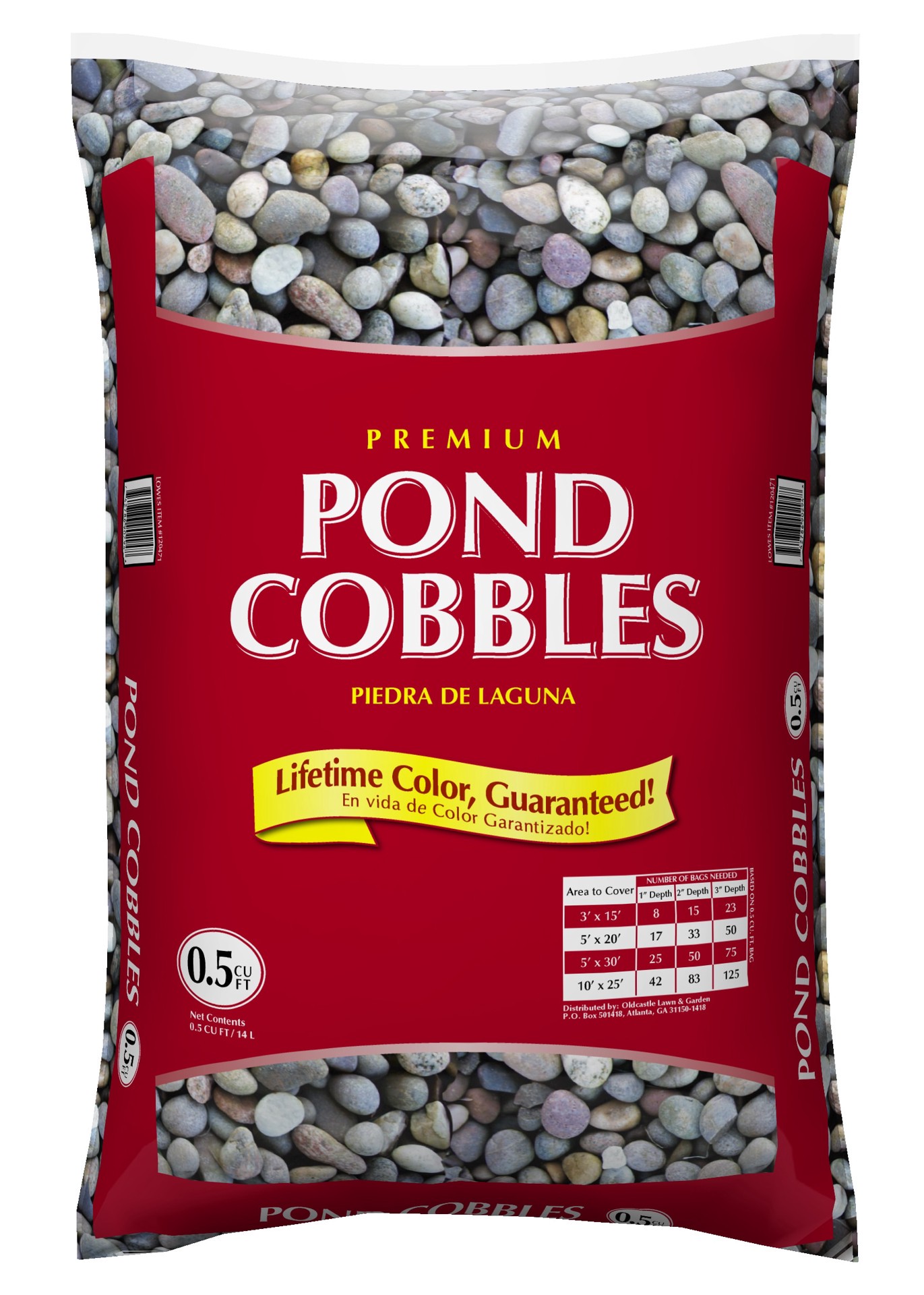 slide 2 of 3, 0.5-cu ft 48-lb Multiple Colors/Finishes Garden Rock, 1 ct
