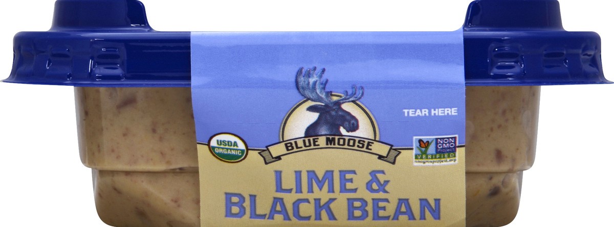 slide 3 of 4, Blue Moose of Boulder Black Bean Lime Hummus, 8 oz