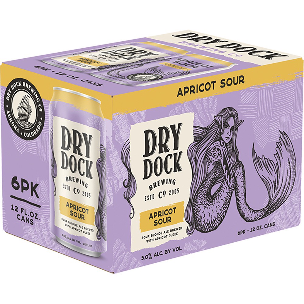 slide 1 of 1, Dry Dock Apricot Sour, 6 ct; 12 oz