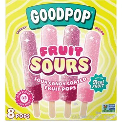 GoodPop Fruit Sours Pops - Cherry & Melon