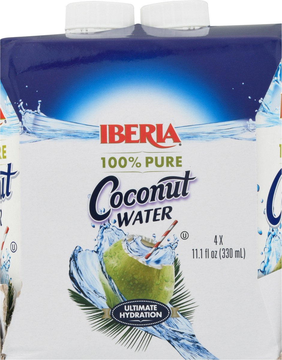 slide 13 of 13, Iberia Coconut Water, 4 ct; 11.1 fl oz