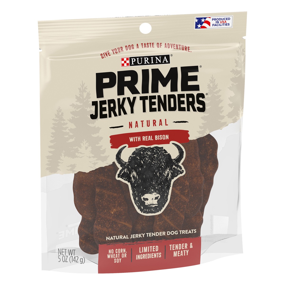 slide 9 of 9, Purina Prime Jerky Tenders Dog Treats, With Real Bison, 5 oz