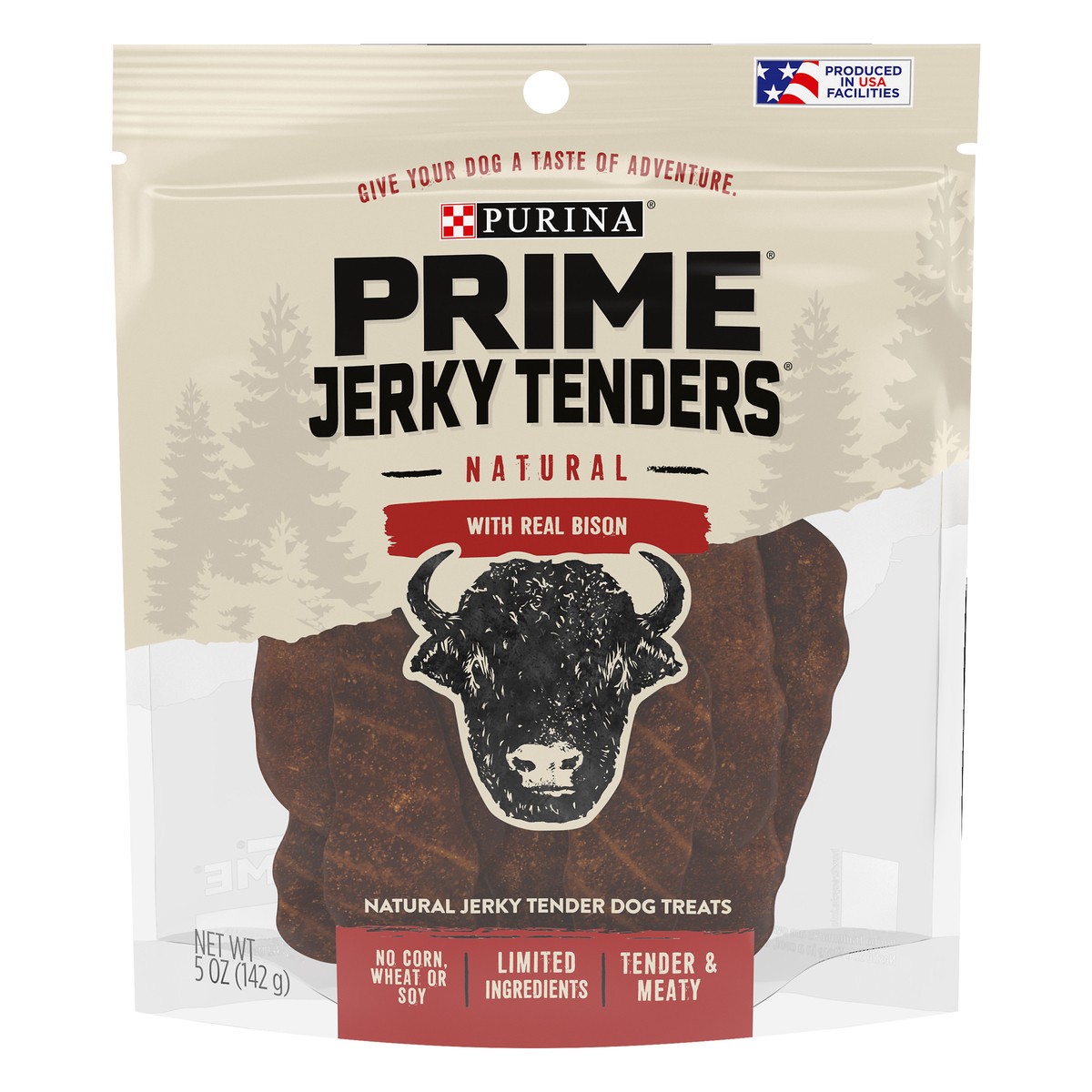 slide 1 of 9, Purina Prime Jerky Tenders Dog Treats, With Real Bison, 5 oz